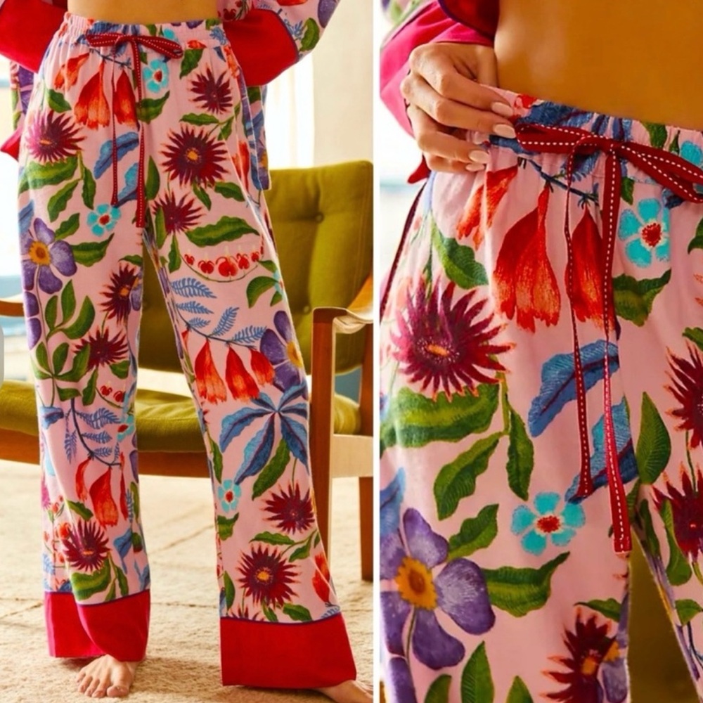 🪿Sold Out Rosa de Weerd for Anthropologie Flannel Sleep Pants! - Picture 1 of 10